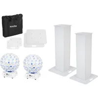Eurolite Set 2x Stage Stand 100cm + 2x LED