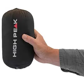 High Peak Ultra Pak 500 Schlafsack - Green / Red - Lang