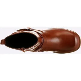 Heine Stiefelette in braun-leo | Gr.: 38
