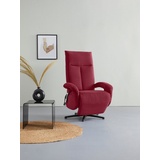 Places of Style TV-Sessel Birkholm, wahlweise manuell, mit zwei Motoren oder mit Akku oder mit 2 Motoren rot 74 cm x 117 cm x 85 cm
