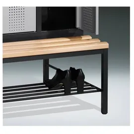 C+P Schuhrost aus Rundmetall für untergebaute Sitzbank, pro Abteil 300mm