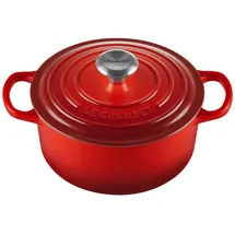 Le Creuset Signature Bräter 18 cm rund kirschrot