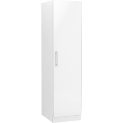 Seitenschrank WIHO KÜCHEN „Cali“ Schränke Gr. B/H/T: 50 cm x 200 cm x 57 cm, 1 St., weiß (front: glanz, korpus: weiß) Seitenschrank 50 cm breit