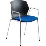 Mayer Sitzmöbel Stapelstuhl »Stapelstuhl myPRIMO«, (Packung), Polyester,... stapelbar, blau