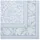 Papstar 50 Servietten ROYAL Collection 1/4-Falz 40 cm x 40 cm arktikblau Ornaments