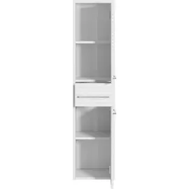Badplaats BADEZIMMERSCHRANK Etna mit 2 Türen Weiß - 30 x 35 x 130 cm