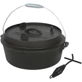 El Fuego Dutch Oven 5,6 l Gusseisen schwarz