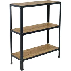 SimonRack Regal ohne Schrauben für das Haus Simonhome Click Wood Mini 3/300 Anthrazit/OSB
