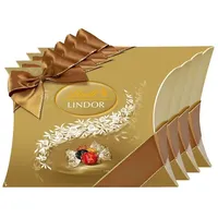 (46,69€/1kg) Lindt Lindor Kugel Mischung, Praline, 4 Kissenpackungen