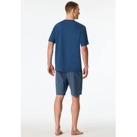 SCHIESSER Pyjama Casual Essentials Blau 58