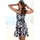 LASCANA Strandkleid Schwarz/Weiß 34