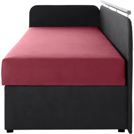 MAINTAL Polsterliege MAINTAL "Diana", rot (rot, schwarz), B:93cm, Komplettbetten
