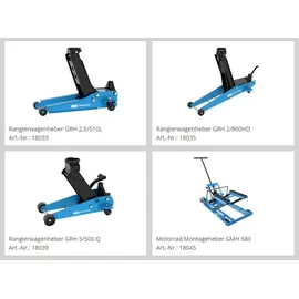 Güde Rangierwagenheber Metall 145-500 mm blau