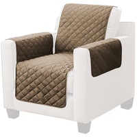 emmevi Universal-Sesselbezug, Schnürsenkel, Befestigung, Sesselbezug, Modell: DiVANO_UNICO 1 Sitzer braun