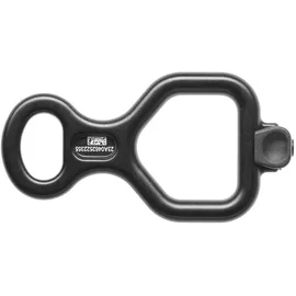 Petzl Huit Antibrulure Abseilgerät Schwarz