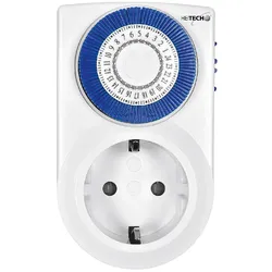 HEITECH Tages-Zeitschaltuhr mechanisch mini