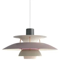 Quevia-Eletro Pendelleuchte Esstisch Hängelampe LED Modern Nordic-Stil Aluminium Kronleuchter Mit Grau Farbverlauf, Höhenverstellbar Pendellampe Esszimmer Wohnzimmer Cafe Küche Deckenlampe,Φ30cm