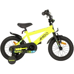 AMIGO Kinderfahrräder Jungen Speeder 14 Zoll 24 cm Jungen Rücktrittbremse 14