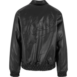 Karl Kani Star Full PU College Jacke - Schwarz - S