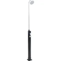 casa.pro Solardusche Ampend schwarz 215 cm
