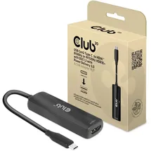 Club 3D USB Gen2 Typ-C auf HDMI 4K120Hz/8K60Hz HDR10, DSC1.2 PD Adapter St./B.