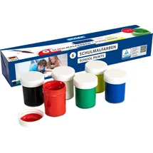 Stylex Schulmalfarben 6 St. 20 ml Weiß/Rot/Blau/Gelb/Grün/Schwarz