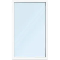 Fenster 120x200 cm, Kunststoff Profil aluplast IDEAL® 5000, Weiß, 1200x2000 mm, einteilig festverglast, 2-fach Verglasung, individuell konfigurieren