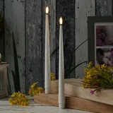 Deluxe Homeart LED Stabkerzen ELLA Deluxe Homeart 2er Set in weiß 2St.