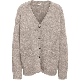 Noisy May NMDOLLY L/S KNIT CARDIGAN FWD NOOS Beige S