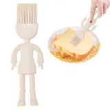 Silikonpinsel, Sonwaha 15cm Backpinsel Backpinsel Silikon Silikonpinsel Küche Silikon Pinsel Lebensmittelqualität Pinsel Küche Küchenpinsel Kochpinsel für Grillen Gebäck Rühren Kochen