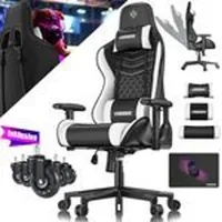Kesser KESSER® Gaming Stuhl Ergonomisch Bürostuhl mit Kopfstütze &