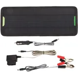 10 W Solarpanel-Set, Energieladeset, Monokristallines Silizium-Panel, Wasserdichtes ABS-Gehäuse mit OBD-Ladeklemme für Auto, Boot, Wohnmobil, Marine