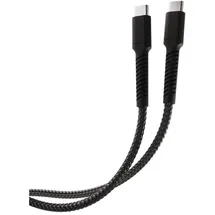 Vivanco 63640 USB C auf USB C bis 60 W 2,5 m (Schwarz)