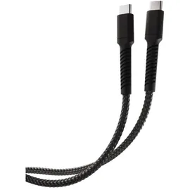 Vivanco 63640 USB C auf USB C bis 60 W 2,5 m (Schwarz)
