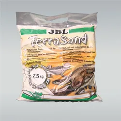 JBL TerraSand natur-weiß | 7,5 kg Bodengrund für Wüstenterrarien