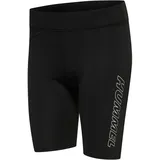hummel hmlTE MAJA Mid Waist Shorts Tights Damen Schwarz XS