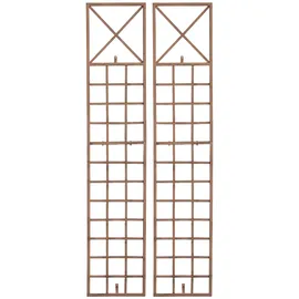 CLP Rankgitter Trigo 2er Set 0 x 0 cm Antik Braun