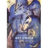 LIWI Literatur- und Wissenschaftsverlag Notizbuch klein A5 Blanko - Notizheft 44 Seiten 90g/m2 - Softcover Franz Marc "Der Turm der blauen Pferde