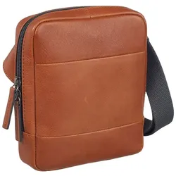 Leonhard Heyden Hamburg Umhängetasche Leder 16 cm cognac