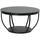 home collective Beistelltisch Schwarz Eiche 80 x 80 x 46 cm
