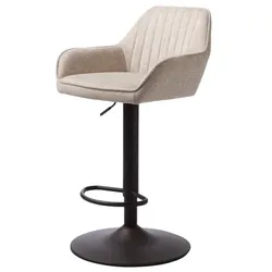 Unique Furniture NOLAN Barstuhl Beige Stoff 50830000