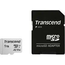 Transcend microSDXC 300S-A 1TB Class 10 UHS-I U3 V30 A2