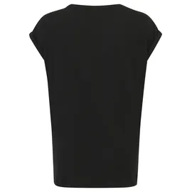 URBAN CLASSICS Extended Shoulder Tee Schwarz/Weiß 5XL