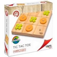 CAYRO Ökologisches Tic-tac-toe-spiel Aus Holz 20x20 Cm - Multicolor