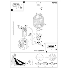 EGLO Ravello, E27 IP44