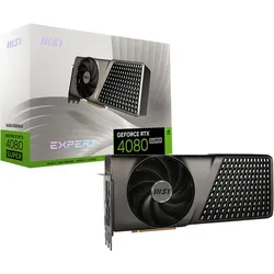 MSI GeForce RTX 4080 SUPER 16G Expert Grafikkarte - 16GB GDDR6X, HDMI, 3x DP