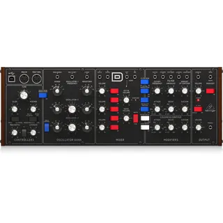 Behringer Model D Analog Synthesizer with 3 VCOs, Ladder Filter, LFO, and Eurorack Compatibility