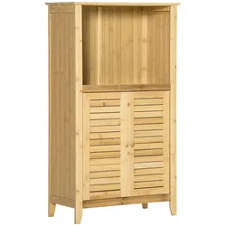 HOMCOM Badschrank Bambus