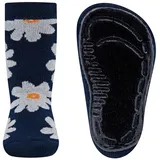 Ewers Stoppersocken Blumen navy, 23/24
