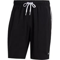 Adidas 3-Streifen CLX Badeshorts Black / White XL